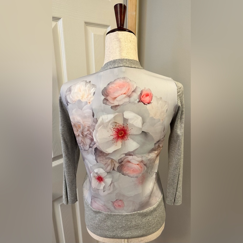 NWT Ted Baker Chelsea Woven Back Wrap Sweater